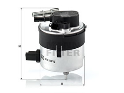 POLTTOAINESUODATIN MANN, FORD - Polttoainesodattimet - 1482-WK93913 - 1