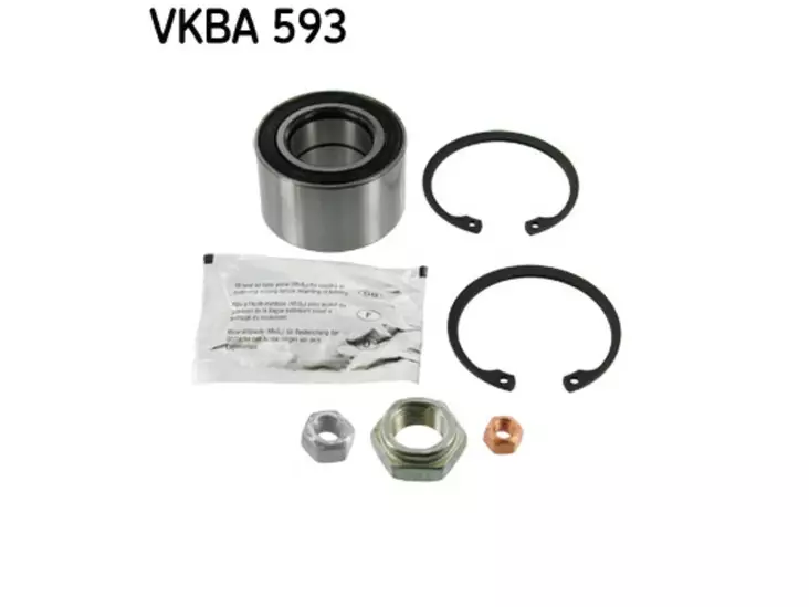 PYÖRÄNLAAKERISARJA SKF, ETU, VW - Pyöränlaakerisarjat - VKBA593 - 1