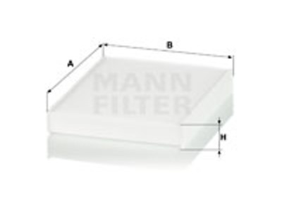 RAITISILMASUODATIN MANN, FORD - Raitisilmasuodattimet - 1482-CU2433 - 1
