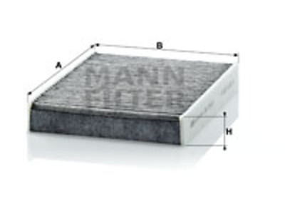 RAITISILMASUODATIN MANN, FORD - Raitisilmasuodattimet - 1482-CUK2433 - 1