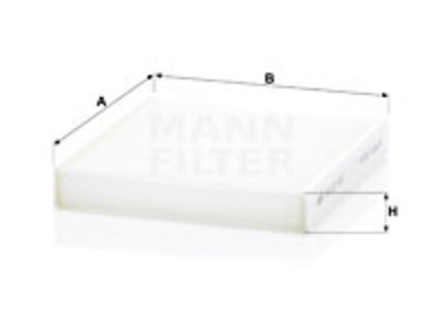 RAITISILMASUODATIN MANN, SUZUKI - Raitisilmasuodattimet - 1482-CU22023 - 1