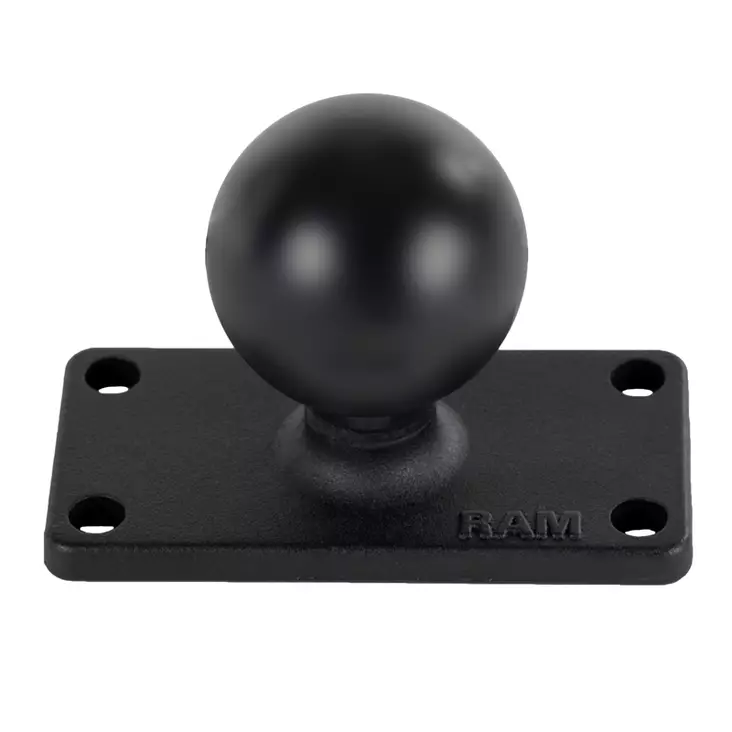 Ram Mounts suorakulmapohja 76x38mm 1,5" C-sarja - Komponentit C-sarja 1,5 " pallo - RAM-202U-153 - 1