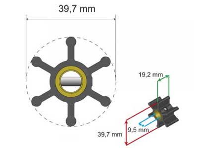 SIIPIPYÖRÄ HD - Veneen siipipyörät - 1798-0601003 - 1