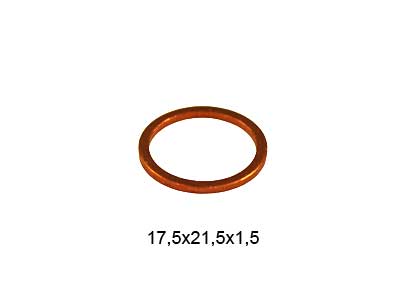 SUUTTIMEN POHJATIIVISTE 17,5X21,5X1,5 - O-renkaat, stefat, tiivisteet - 52353 - 1