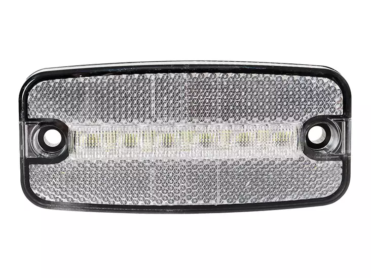 Truckvision led-äärivalo 110x50mm - valkoinen 12-24V - Kirkkaat äärivalot - 1608-0943 - 1