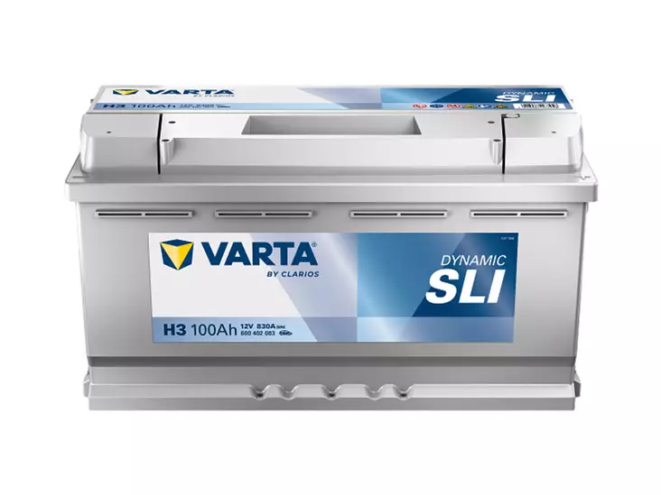 VARTA DYNAMIC SLI 100AH 830A 353X175X190MM -/+ - VARTA käynnistysakut - 1820-H3 - 1
