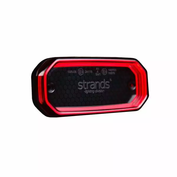 Strands FOR9T Scale led-äärivalo - punainen 10-40V - Punaiset äärivalot - 1605-850453 - 1