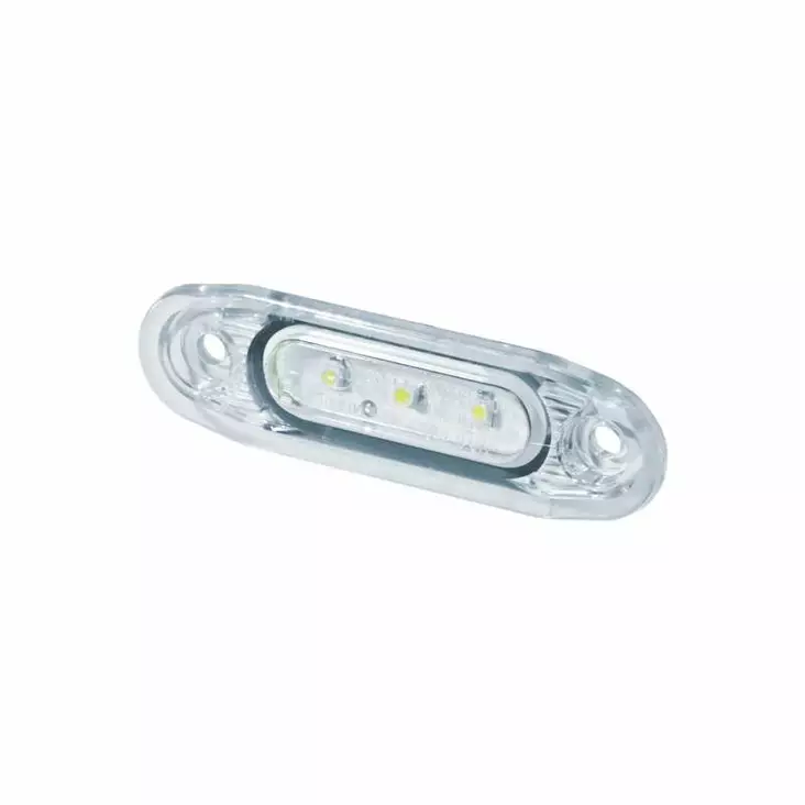Strands upotettava led-äärivalo - Valkoinen 12-24V - Kirkkaat äärivalot - 1605-810023 - 1