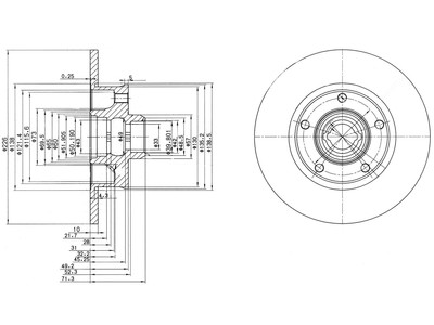 JARRULEVY DELPHI, 2 KPL / PKT, TAKA, SEAT - Jarrulevyt - BG2714 - 1