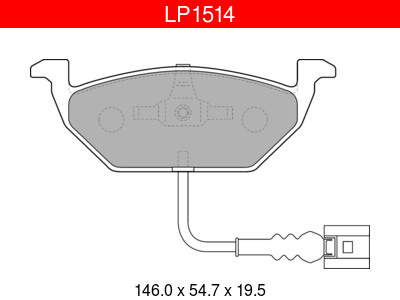 JARRUPALASARJA DELPHI ETU, AUDI, SEAT, SKODA, VW - Jarrupalasarjat - LP1514 - 1