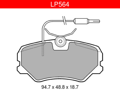 JARRUPALASARJA DELPHI ETU, CITROEN, PEUGEOT - Jarrupalasarjat - LP564 - 1