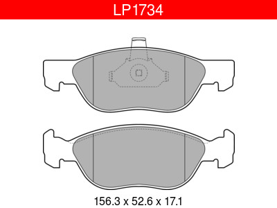 JARRUPALASARJA # DELPHI ETU, FIAT - Jarrupalasarjat - LP1734 - 1