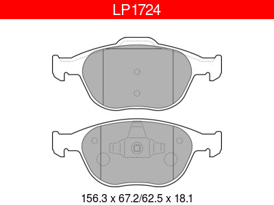 JARRUPALASARJA DELPHI ETU, FORD - Jarrupalasarjat - LP1724 - 1