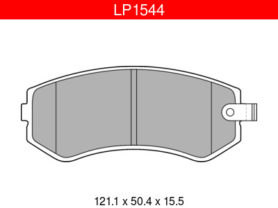 JARRUPALASARJA DELPHI ETU /TAKA, NISSAN - Jarrupalasarjat - LP1544 - 1