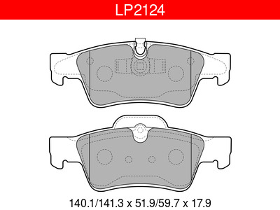 JARRUPALASARJA DELPHI TAKA, MERCEDES - Jarrupalasarjat - LP2124 - 1