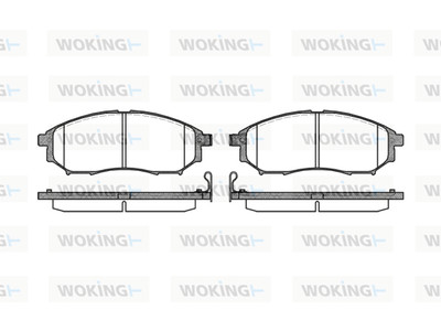 JARRUPALASARJA WOKING ETU, INFINITI, NISSAN, RENAULT - Jarrupalasarjat - P952314 - 1