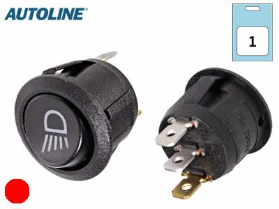 KEINUKATK.PYÖR. 0-1 12/24V TYÖVALO # - Keinukytkimet Blister - 1569-30234 - 1