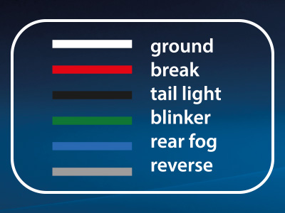 LED-TAKAVALO OIKEA 12-24V 235X110X33 - LED-Perävaunuvalaisimet - 1606-40004 - 2