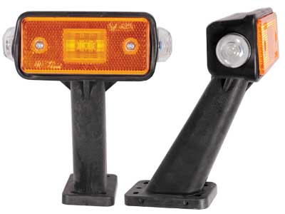 LED-ÄÄRIVALO OIK. 24 V # - Kumivarsi äärivalot - 1606-27884 - 2