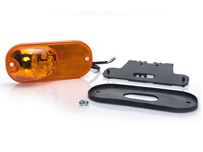 LED-ÄÄRIVALO/VILKKU # CAT6 156X70X38 12/24V - Keltaiset äärivalot - 1608-4894 - 1