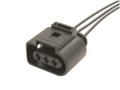 LIITINPISTOKE VW 3-NAP 1MM2 30CM-JOHDOILLA - Pistokkeet, rasiat 3-nap. - 4420924 - 1