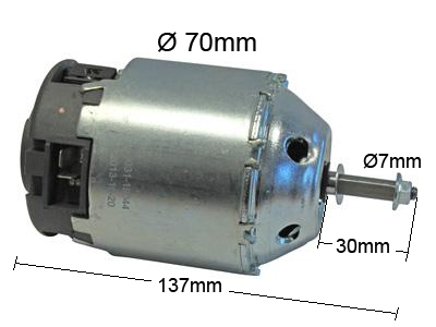 LÄM.MOOT. NISSAN QASHQAI, X-TRAIL,ALMERA,JUKE - Puhallinmoottorit ja vastukset ym - 9031-19044 - 1