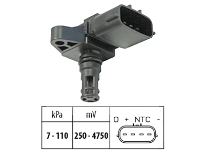 MAP-ANTURI NISSAN MICRA III, NOTE - MAP, imusarja, ahtopaine anturit - 7731-94854 - 1
