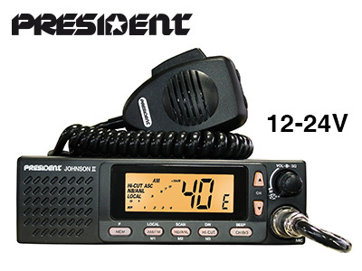 PRESIDENT JOHNSON II ASC 12/24V LA-PUHELIN TXMU667 - La-radiopuhelimet - 1705-00504 - 1