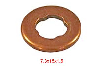 SUUTTIMEN POHJATIIVISTE 7,5X16 X1,5 - O-renkaat, stefat, tiivisteet - 52384 - 1