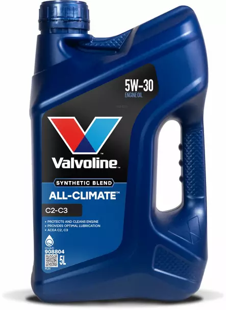 Valvoline All Climate 5W-30 C2/C3 moottoriöljy 5L - Valvoline moottoriöljyt - 21-908804 - 1