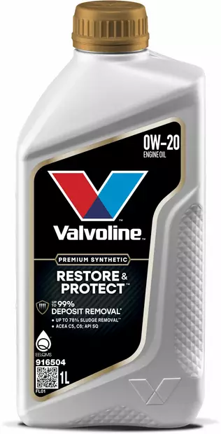 Valvoline Restore & Protect 0W-20 moottoriöljy 1L - Valvoline moottoriöljyt - 21-916504 - 1