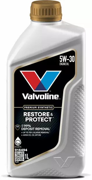 Valvoline Restore & Protect 5W-30 moottoriöljy 1L - Valvoline moottoriöljyt - 21-916494 - 1