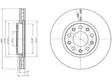 JARRULEVY DELPHI, 2 KPL / PKT, ETU, ALFA ROMEO GIULIETTA - Jarrulevyt - BG4314 - 1