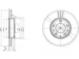 JARRULEVY DELPHI, 2 KPL / PKT, ETU, MAZDA 6 - Jarrulevyt - BG3874 - 1