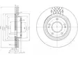 JARRULEVY DELPHI, 2 KPL / PKT, ETU, MITSUBISHI GRANDIS - Jarrulevyt - BG4034 - 1