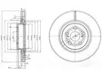 JARRULEVY DELPHI, 2 KPL / PKT, ETU, TOYOTA AVENSIS - Jarrulevyt - BG3914 - 1