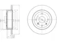 JARRULEVY DELPHI, 2 KPL / PKT, TAKA, CHEVROLET EPICA - Jarrulevyt - BG4244 - 1