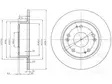 JARRULEVY DELPHI, 2 KPL / PKT, TAKA, HONDA ACCORD - Jarrulevyt - BG3964 - 1
