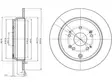 JARRULEVY DELPHI, 2 KPL / PKT, TAKA, HONDA CR-V - Jarrulevyt - BG4064 - 1