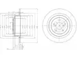 JARRULEVY DELPHI, 2 KPL / PKT, TAKA, SUBARU LEGACY - Jarrulevyt - BG4154 - 1