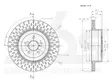 JARRULEVY SBS, 2 KPL/PKT, TAKA, SUBARU - Jarrulevyt - 88-1504 - 3