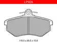 JARRUPALASARJA DELPHI ETU, AUDI, VW - Jarrupalasarjat - LP424 - 1