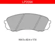 JARRUPALASARJA DELPHI ETU, HYUNDAI, KIA - Jarrupalasarjat - LP2094 - 1