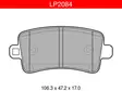JARRUPALASARJA DELPHI TAKA, OPEL, SAAB - Jarrupalasarjat - LP2084 - 1