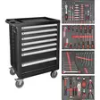 JBM työkaluvaunu työkaluilla 172-osaa musta "Black Edition" - Työkaluvaunut - 50-43904 - 2