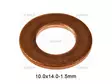 KUPARITIIVISTE 10X14X1,5MM - O-renkaat, stefat, tiivisteet - 52254 - 1