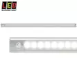 SISÄVALO, KAPEA, HIPAISUKYTKIMELLÄ, 24V - 770MM - HOPEA ALUMIINI - LED-sisävalot, suorakaide - 1614-40770S-24 - 1