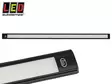 SISÄVALO, KAPEA, HIPAISUKYTKIMELLÄ, 24V - 770MM - MUSTA ALUMIINI - LED-sisävalot, suorakaide - 1614-40770-24 - 1