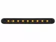 Optibeam Dark Phantom pitkä led-äärivalo 12-24V - Keltainen - Keltaiset äärivalot - 1608-3214 - 1