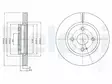 JARRULEVY DELPHI, 2 KPL / PKT, ETU, MAZDA 2 - Jarrulevyt - BG4254 - 2